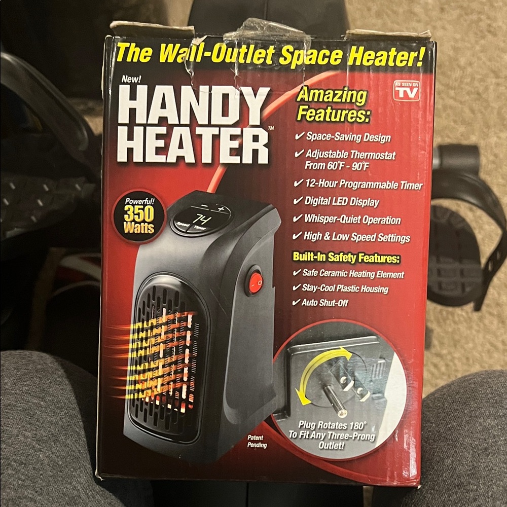 Handy Heater Wall-Outlet Space Heater